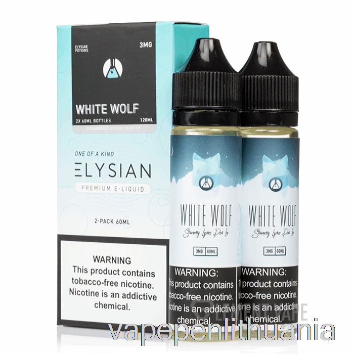 White Wolf - Elysian Labs - 120ml 0mg Vape Skystis